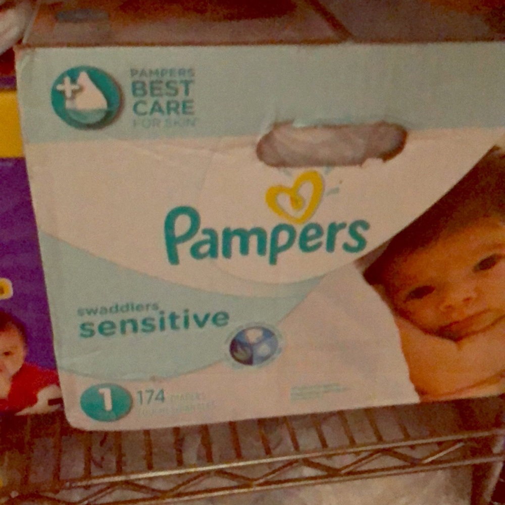 New in box size 1 diapers